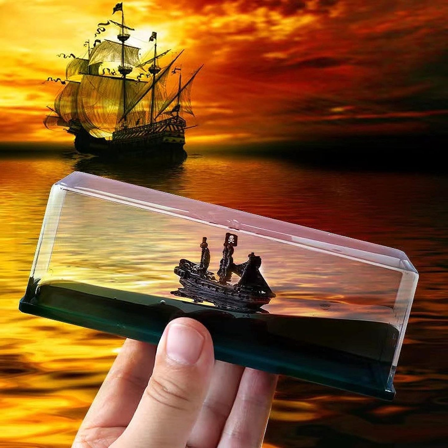 Unsinkable Ship Fluid Drift Bottle