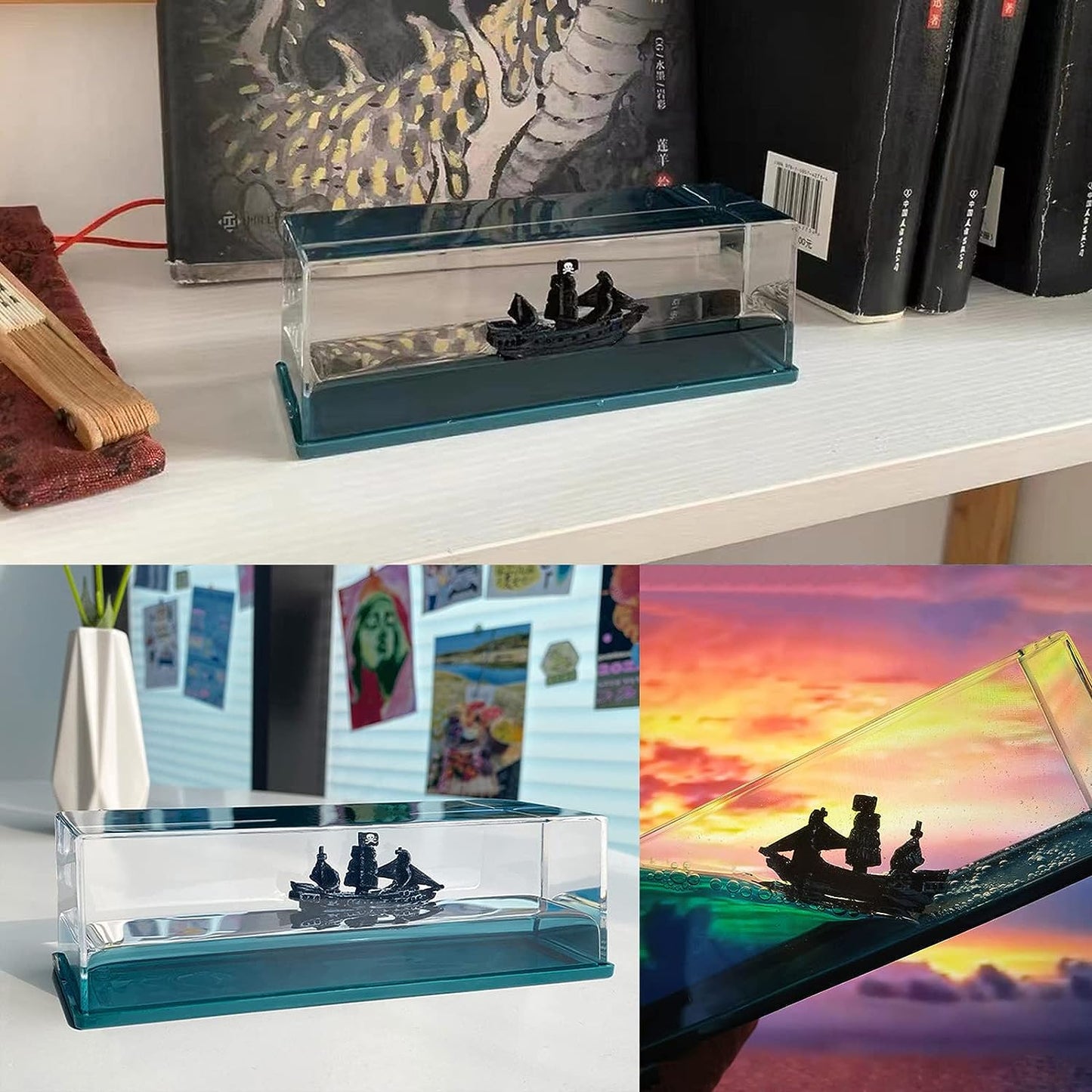 Unsinkable Ship Fluid Drift Bottle